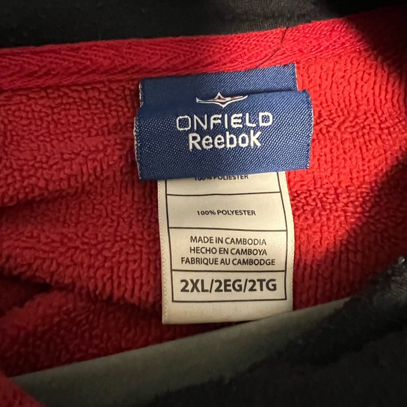 Reebok Onfield Arizona Cardinals Red Hoodie. Size XXL - Picture 6 of 6